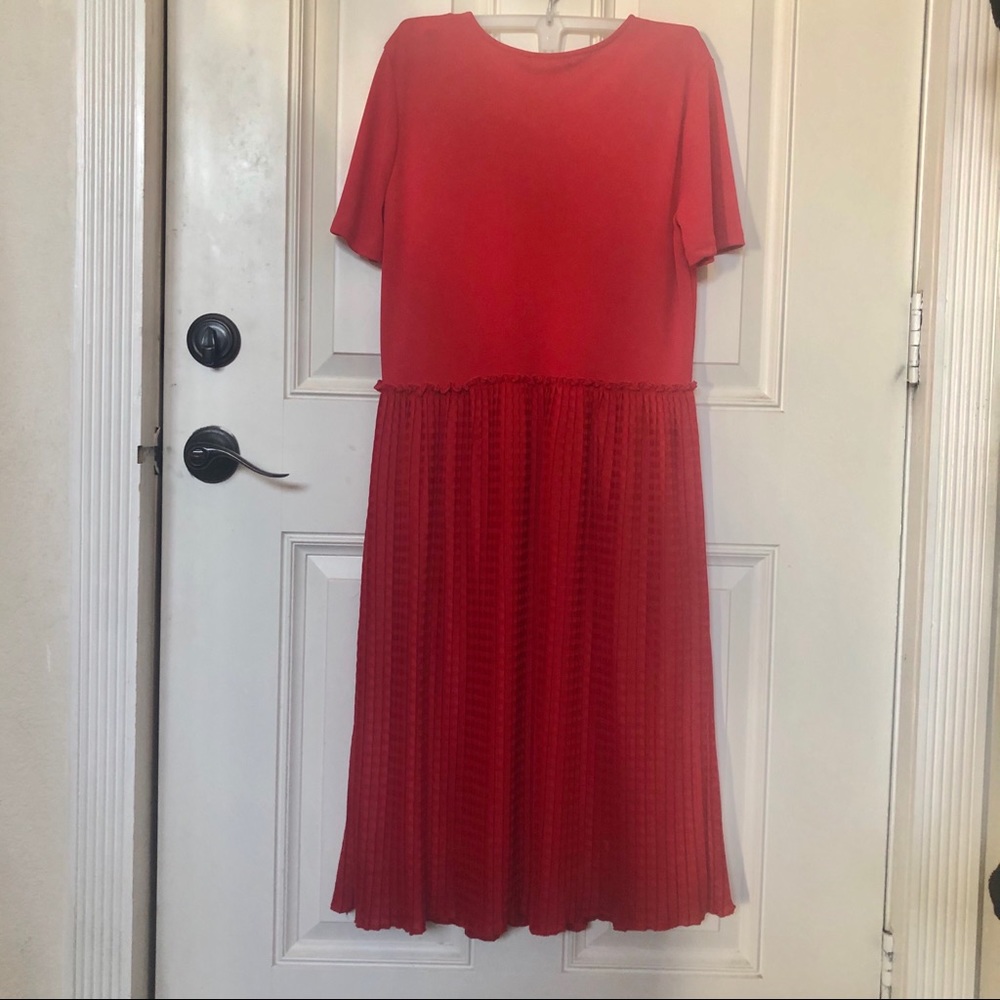 Zara Red Midi Dress Medium